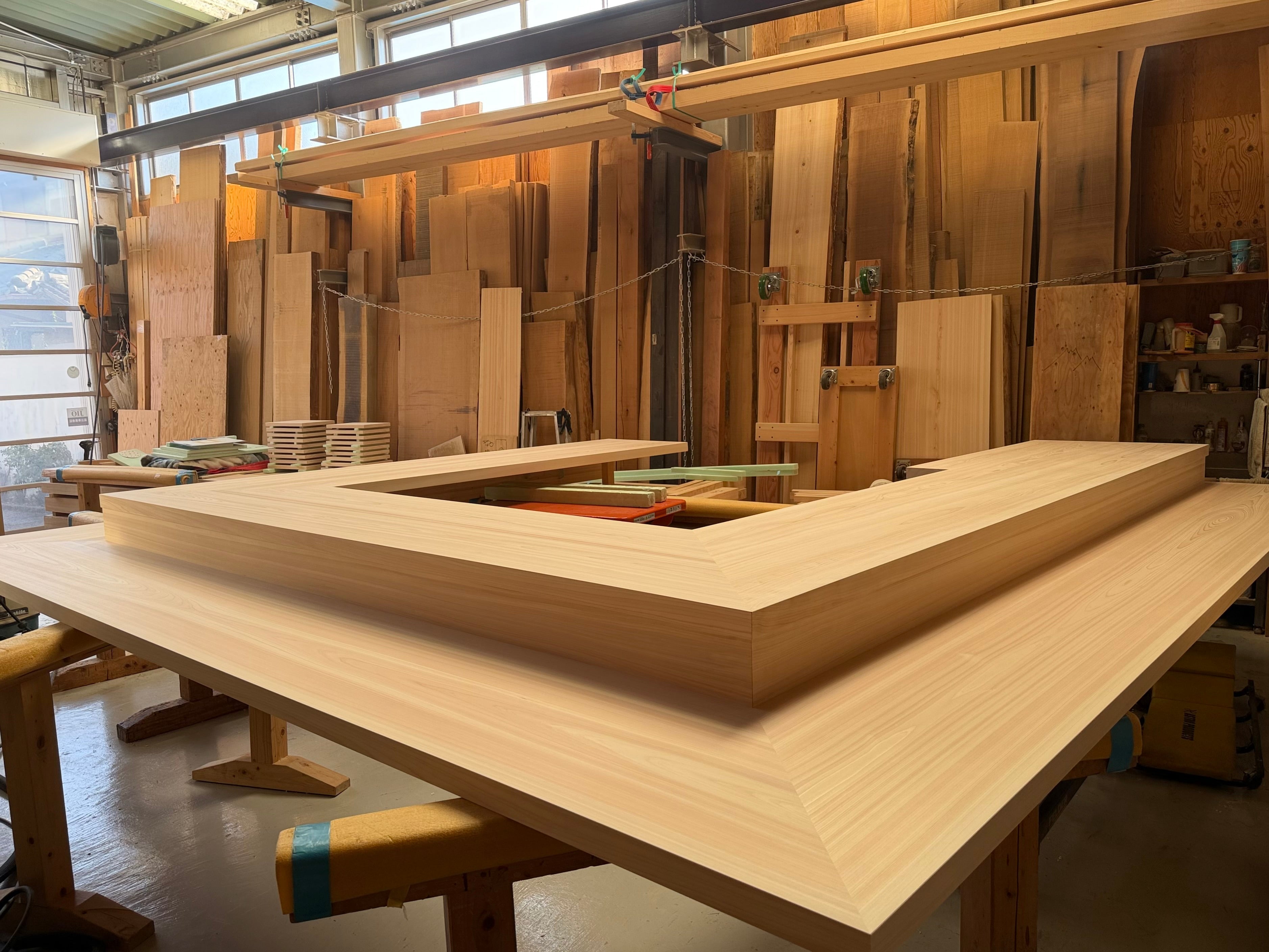 HInoki Omakase countertops in Hawaii. – Hanabusa Hinoki Cypress