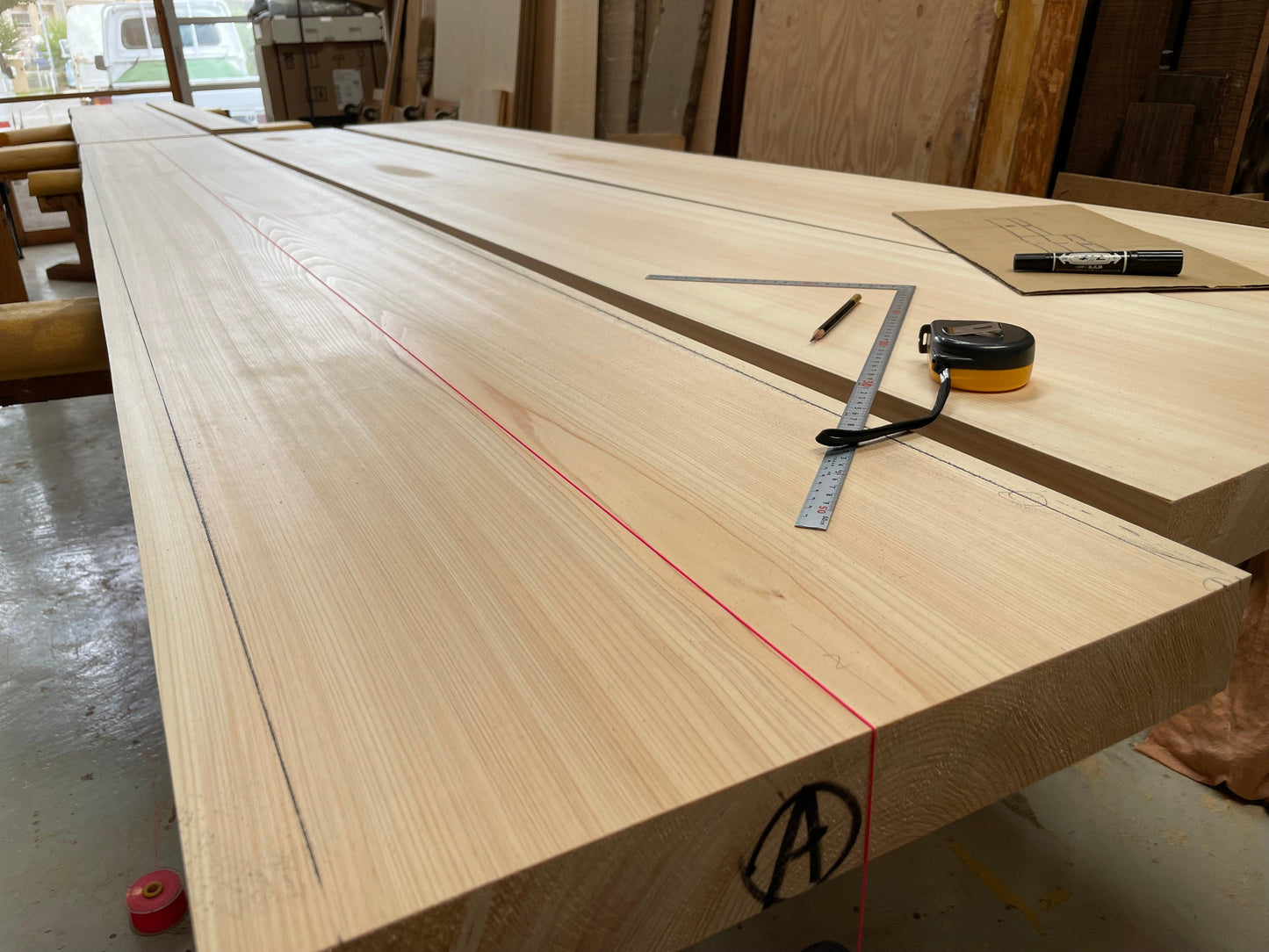 Hinoki solid wood countertops (custom order)