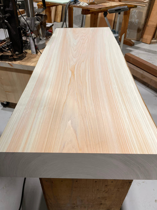Reservation HINOKI Cutting board XXL size super Chunky type (Japanese Cypress)
