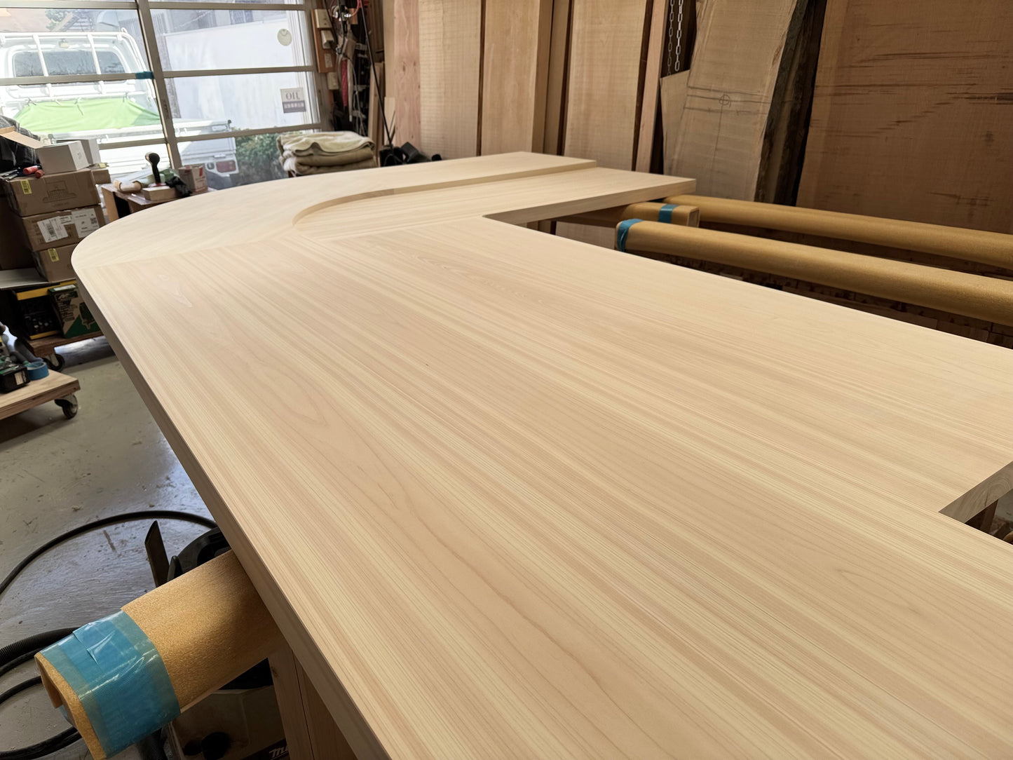 Hinoki solid wood countertops (with installation )