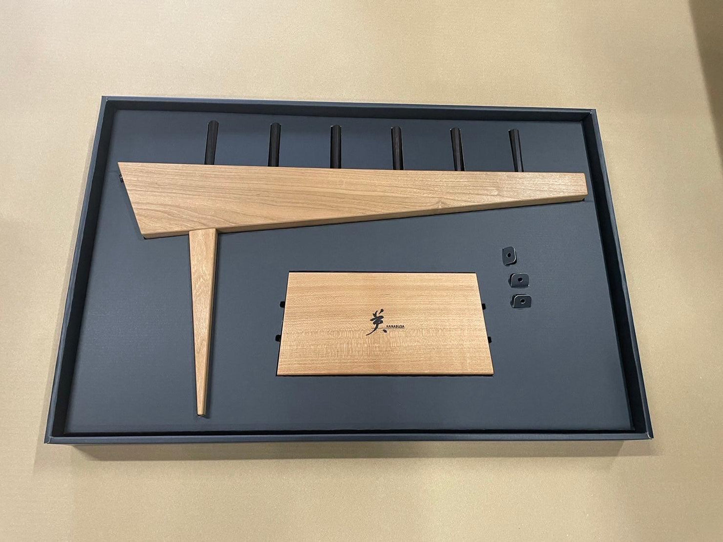 HANABUSA Knife stand (6 steps type)with Sakai Takayuki.