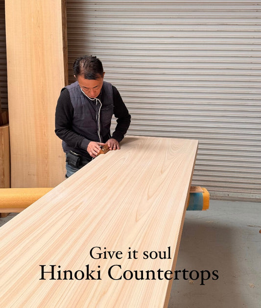 Hinoki countertops New Jersey project.