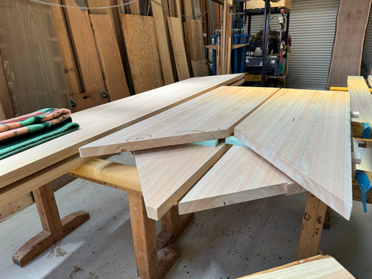 Hinoki solid wood countertops in Texas,2