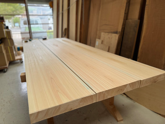 The Dubai Project Has Started: Crafting a Custom Hinoki Cypress Low Table