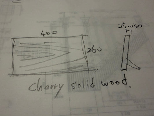 Reserved items 400 x 260x 70mm. Cherry Knife stand