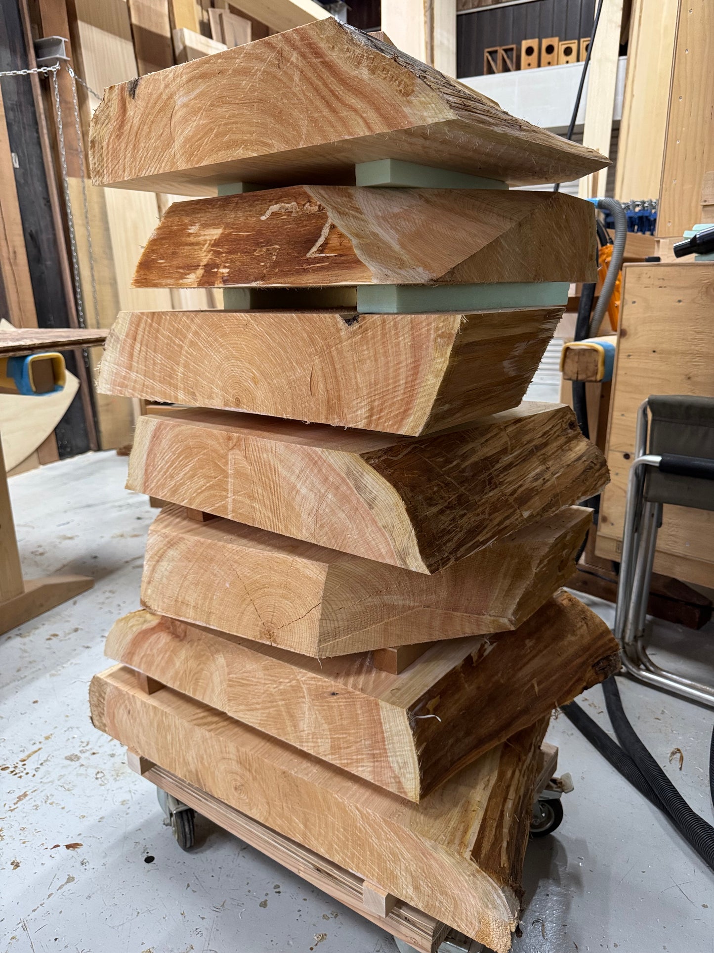 Reserved items ５pieces of HINOKI Blocks（Japanese Cypress )