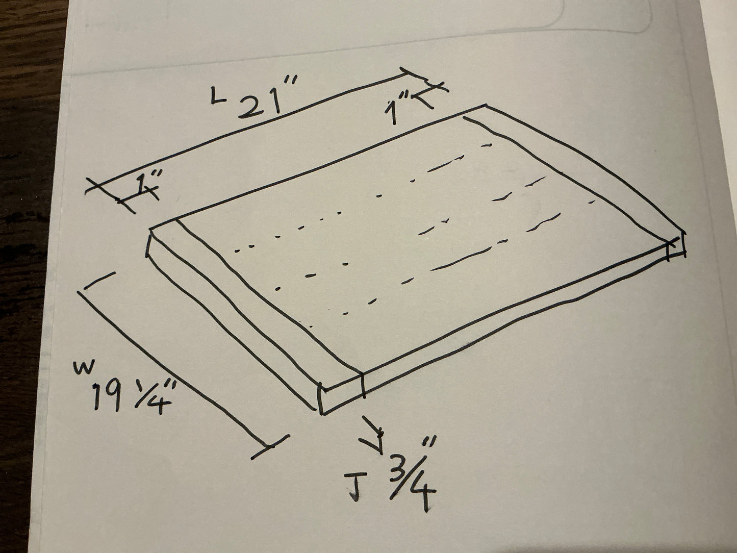 Reservation HINOKI Cutting board with Crossbars (Japanese Cypress）