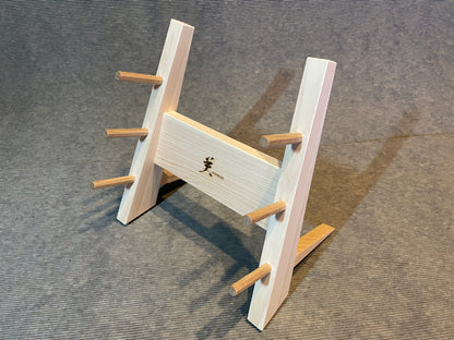 HANABUSA Knife stand （3 steps type）with Sakai Takayuki.